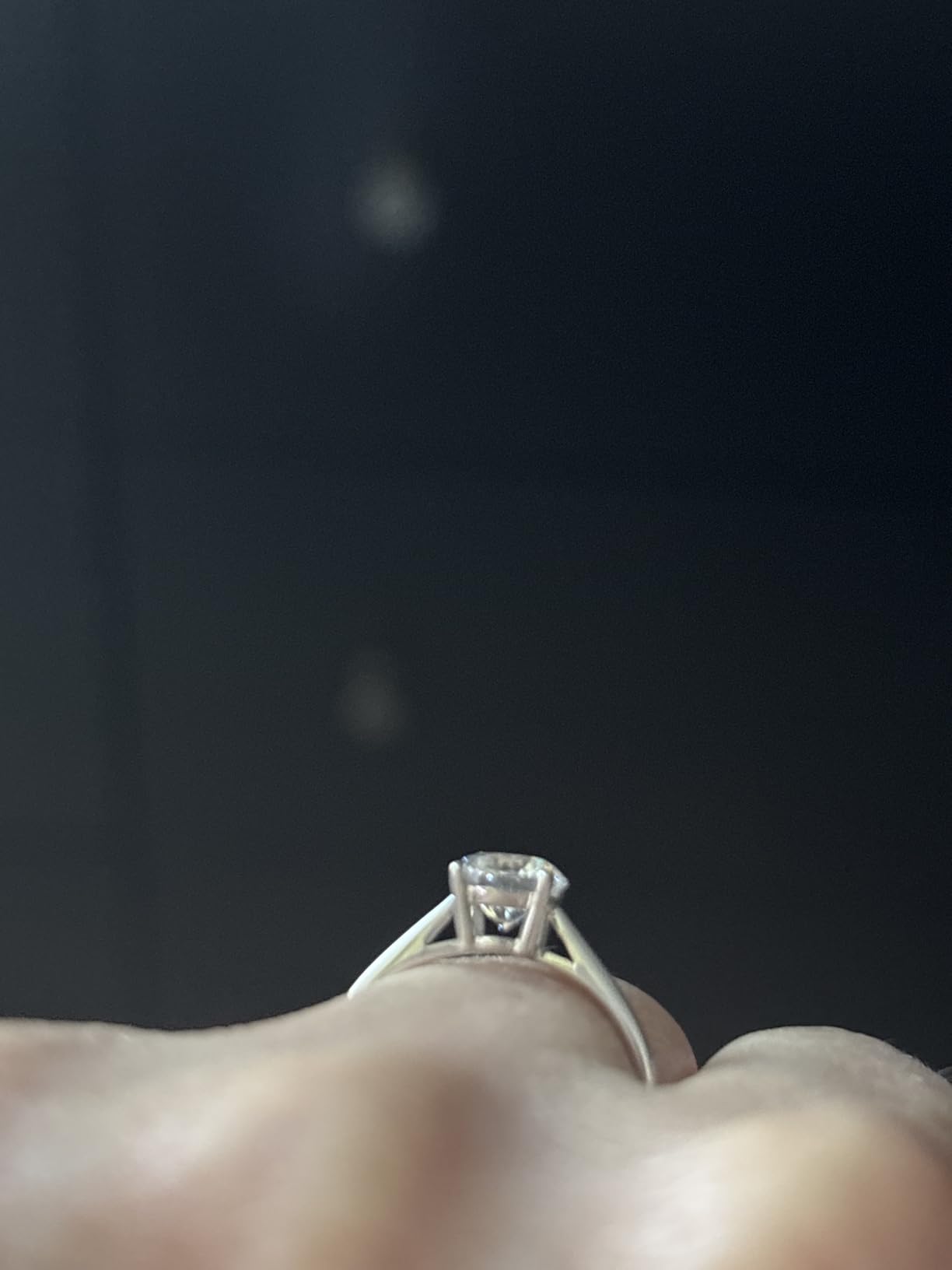 1-3 Carat Lab Grown Diamond 14K White Gold Engagement Ring for Women, IGI Certified Round Cut (D-E Color VS1-VS2) Classic 4-Prong Ring for Women, Wedding Ring customer photo 1