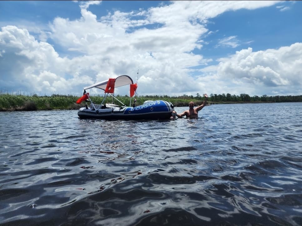 68LB Thrust Trolling Motor 8 Speed Electric Outboard Motor for Kayak, Fishing Boat customer photo 2