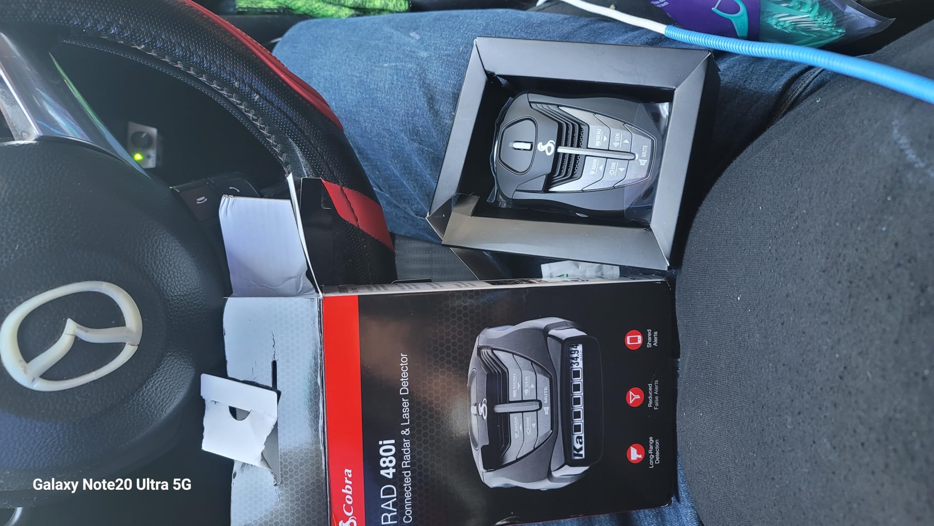 Cobra RAD 480i Radar Detector & SC 201 Smart Dash Cam Bundle customer photo 2
