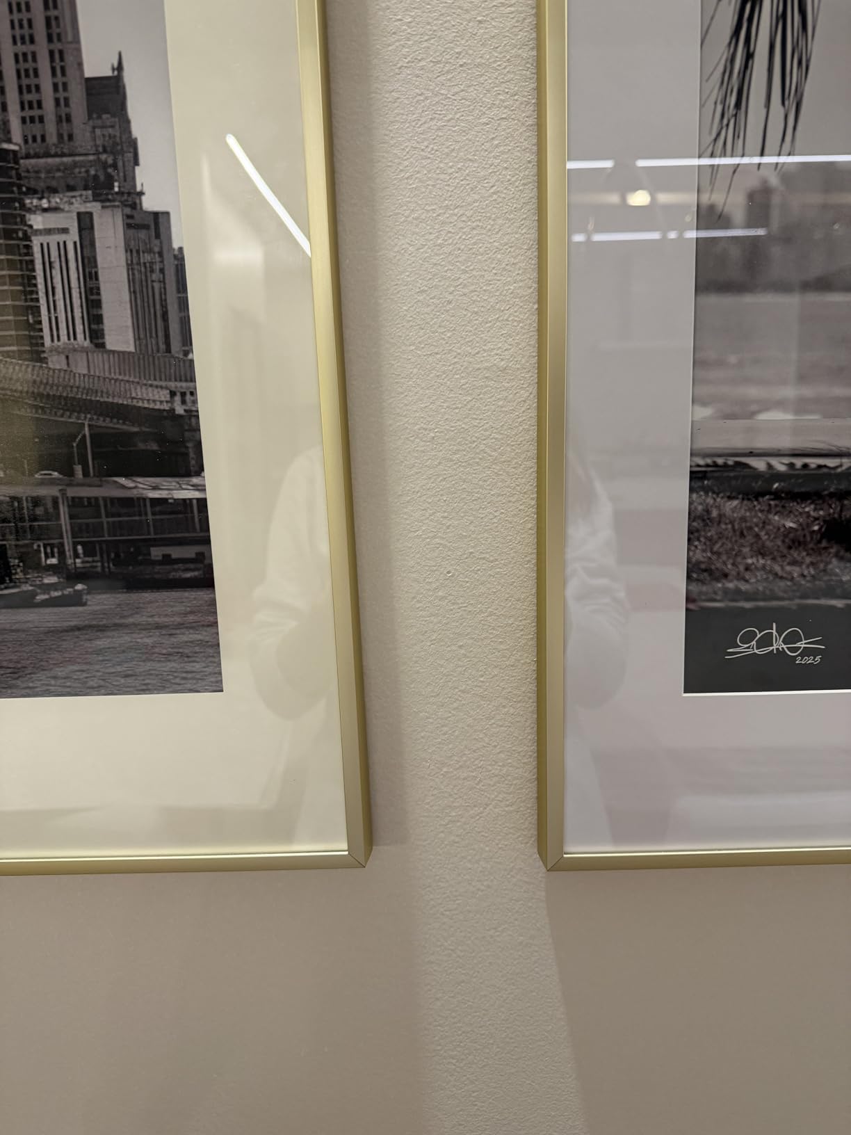 ZBEIVAN 12 Sets White Picture Mats with Core Bevel Cut Frame Mattes for Pictures (5x7, 8x10, 11x14 Inches) customer photo 2