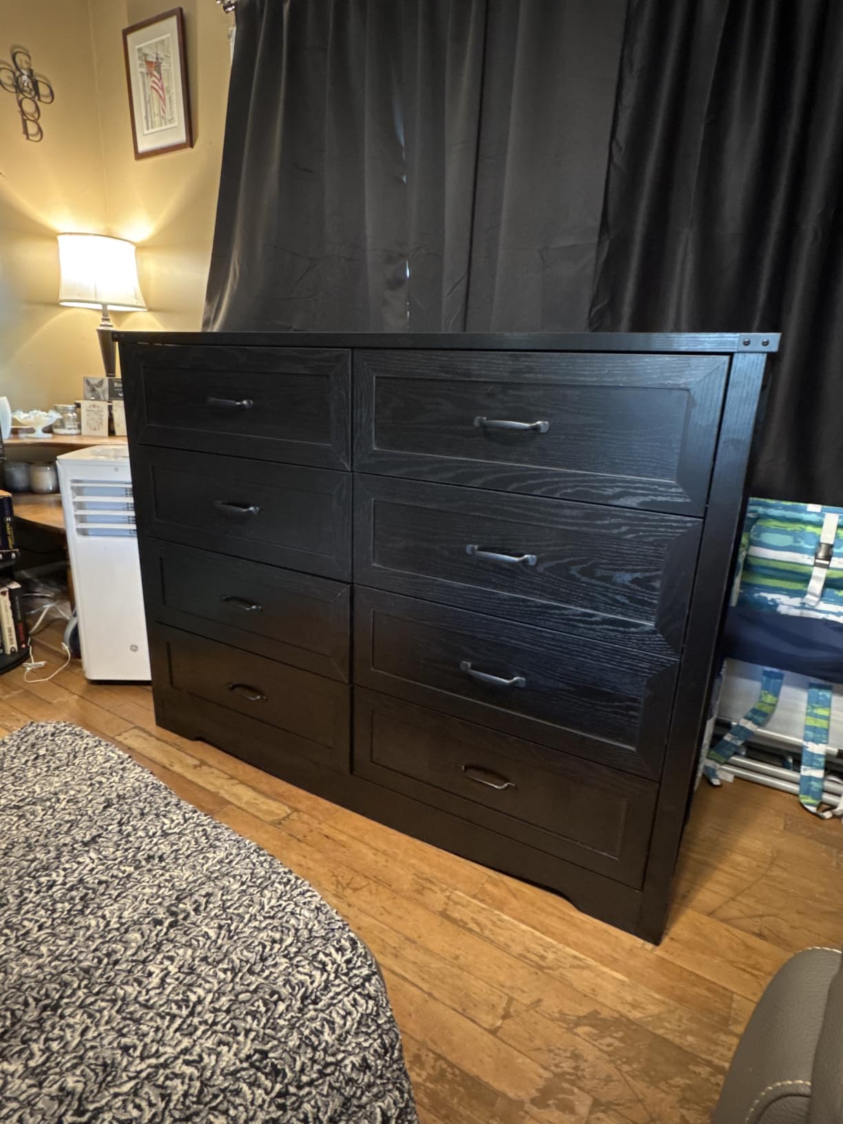 BORNOON 6-Drawer Dresser for Bedroom, Modern Wooden Chest of Drawers with Metal Handles, Anti-Tipping Design, Sturdy and Stable Storage Organizer for Living Room, Entryway, Home Office customer photo 1