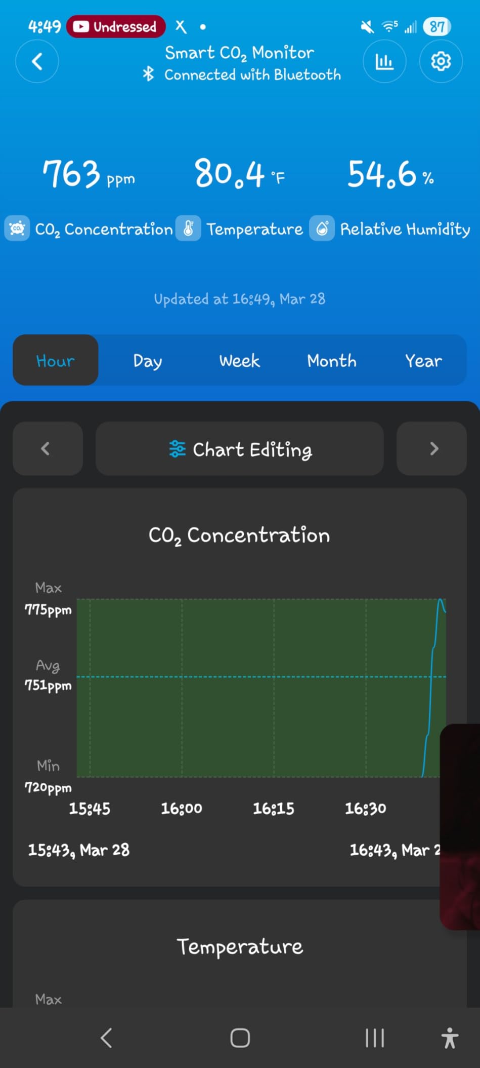 GoveeLife Smart Air Quality Monitor CO2 Detector H5140, Display & Alarm | Indoor temperature humidity sensors for health, real-time sleep quality & energy efficiency for office, bedroom, kitchen customer photo 1