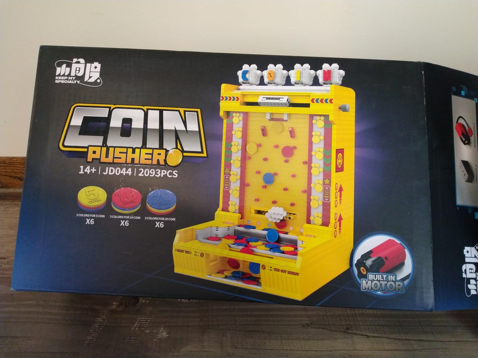 Sosuy Motorized Coin Pusher Building Blocks Set 2093 Pcs - Interactive Arcade Game DIY Construction, Educational STEM Toy for Kids Teens Adults customer photo 1