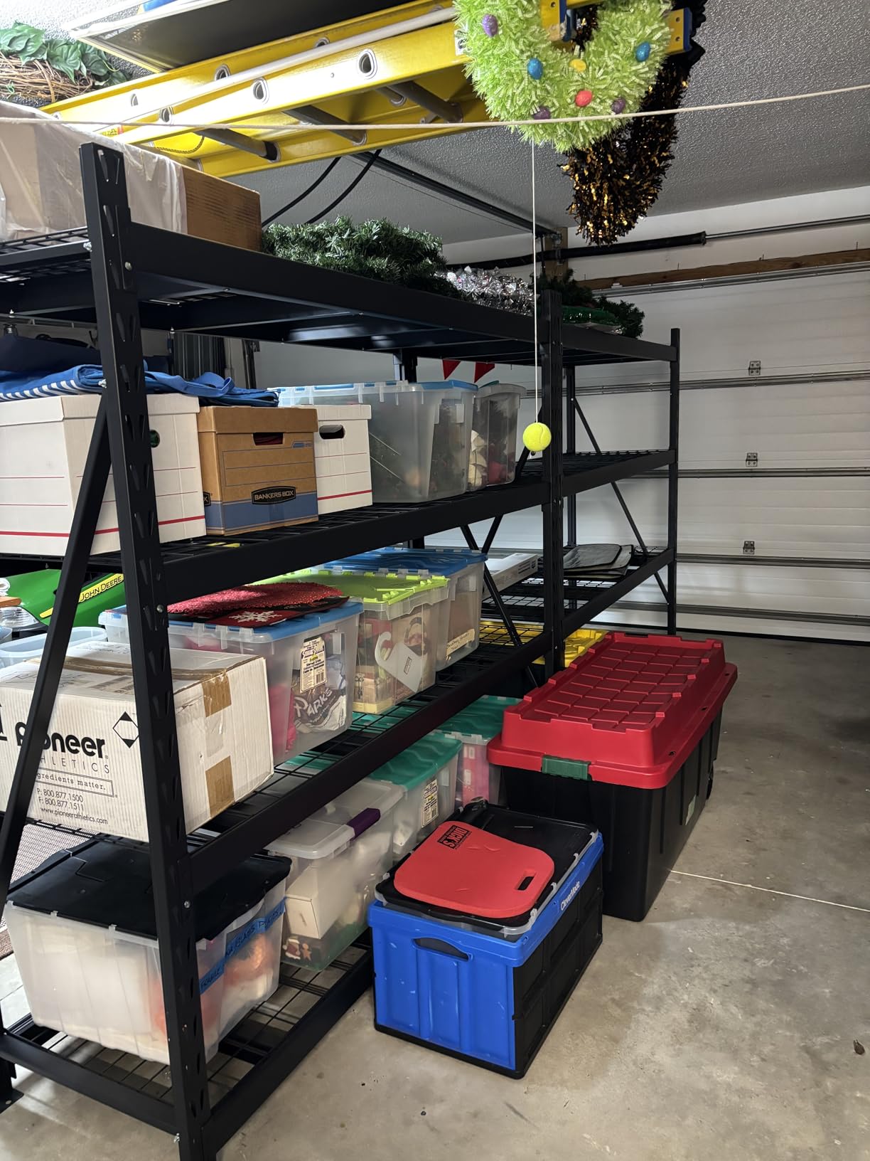 Bepatio 11000LBS Heavy Duty Garage Shelving, 4-Tier Adjustable Storage Shelves Metal Shelving, Industrial Shelf for Basement Warehouse Commercial Garage Shop, 72