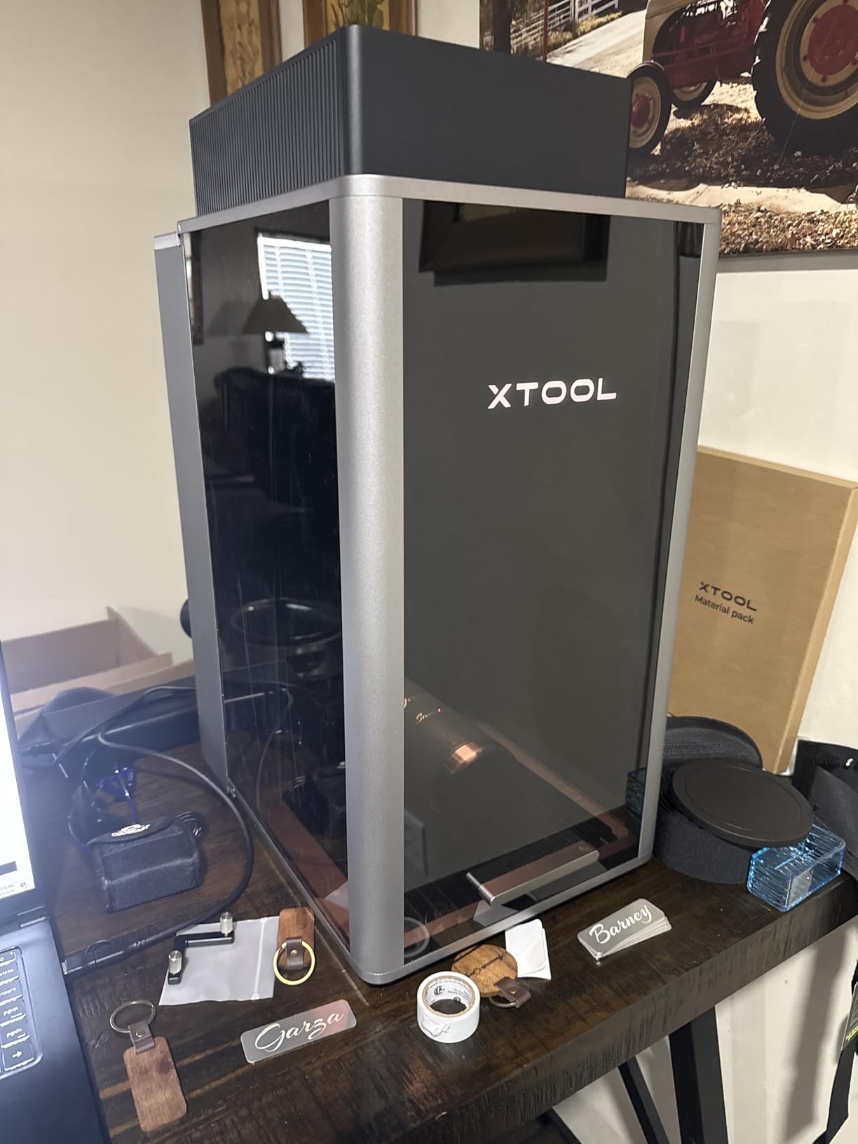 xTool F2 Ultra 60W MOPA & 40W Diode Dual Laser Engraver, 100+ Color Metal Engraving, Dual 48MP Cameras, Auto Streamline, 15,000mm/s Ultra-Fast, AI Powered 3D Laser Engraving Machine customer photo 2