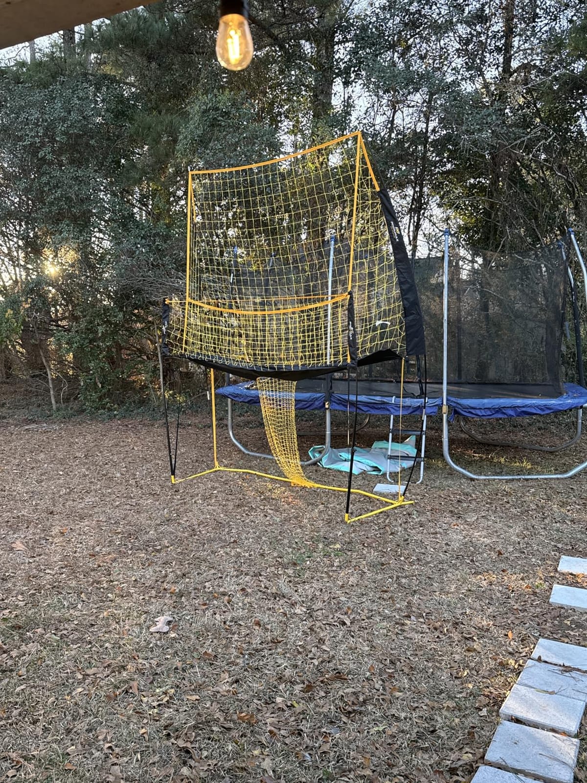 PodiuMax Volleyball Training Equipment, 11x8FT Adjustable 6.5-8 ft, Volleyball Practice Net for Serve & Spike, 2-in-1 Train & Play, Fast Setup, Stable Frame Training Net for Backyard Indoor Outdoor customer photo 1