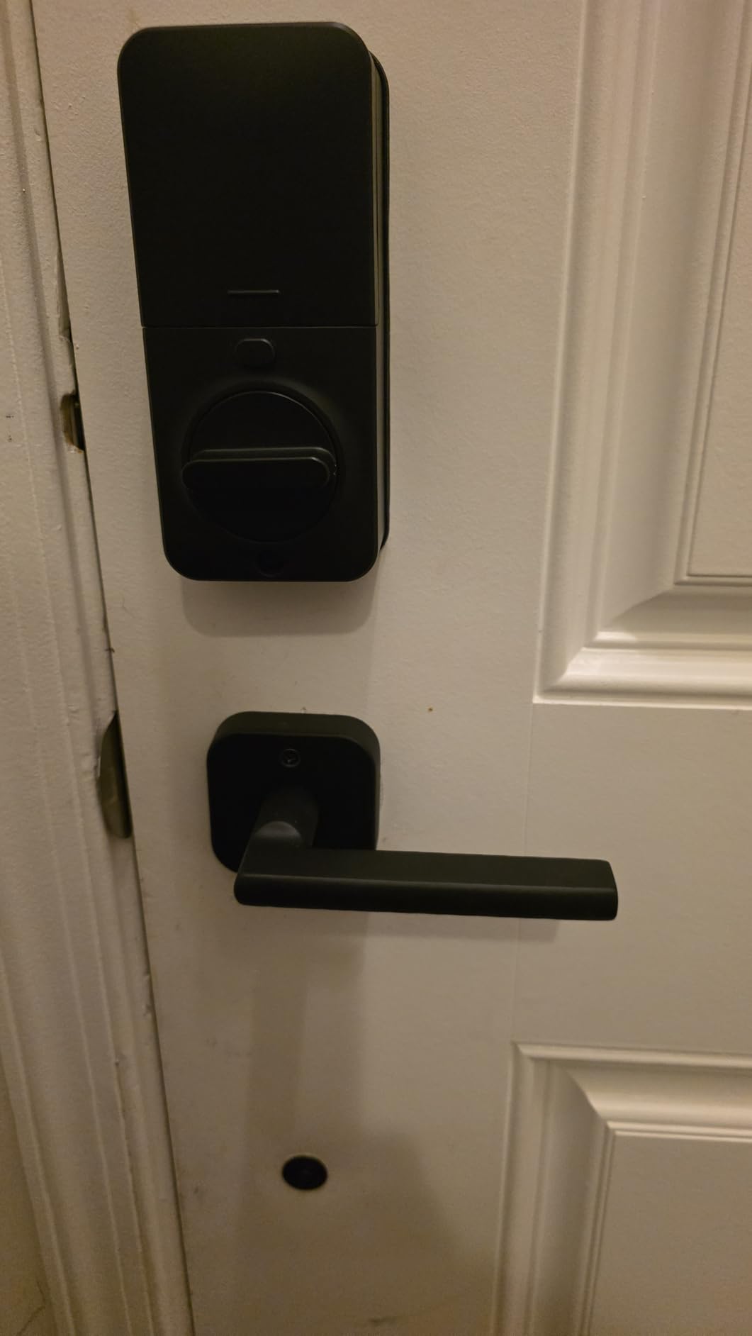 Smart Front Door Lock Sets: 2K HD Camera Lock with Doorbell Kits, Hornbill Fingerprint Keyless Entry Door Lock with Handles, WiFi Deadbolt(only 2.4G) for Remote Control, Free APP/Alexa/PIR, Black customer photo 1