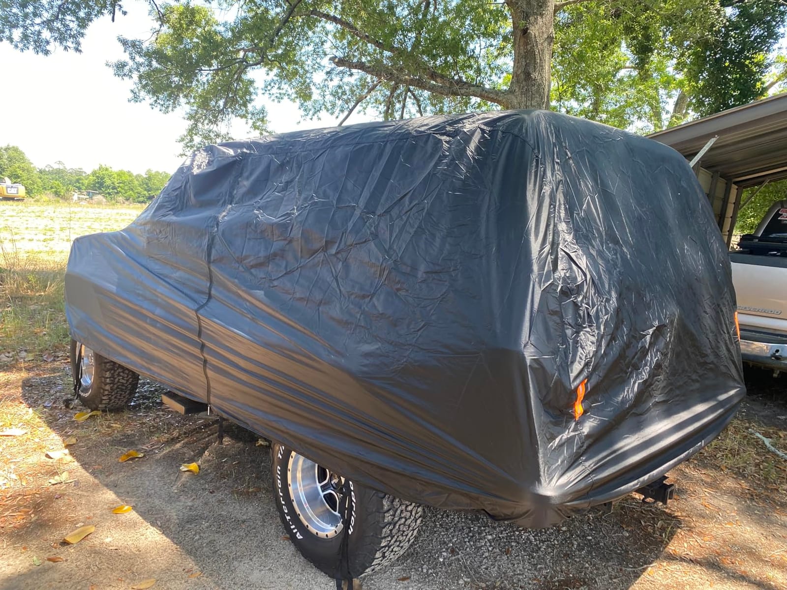 Car Cover for Ford Mustang 1979-1993 Fox Body 420D Oxford & Cotton Lining | Waterproof All Weather Full Car Cover Fits GT LX Hatchback Notchback Convertible, Windproof with Zipper & Reflective Strips customer photo 1