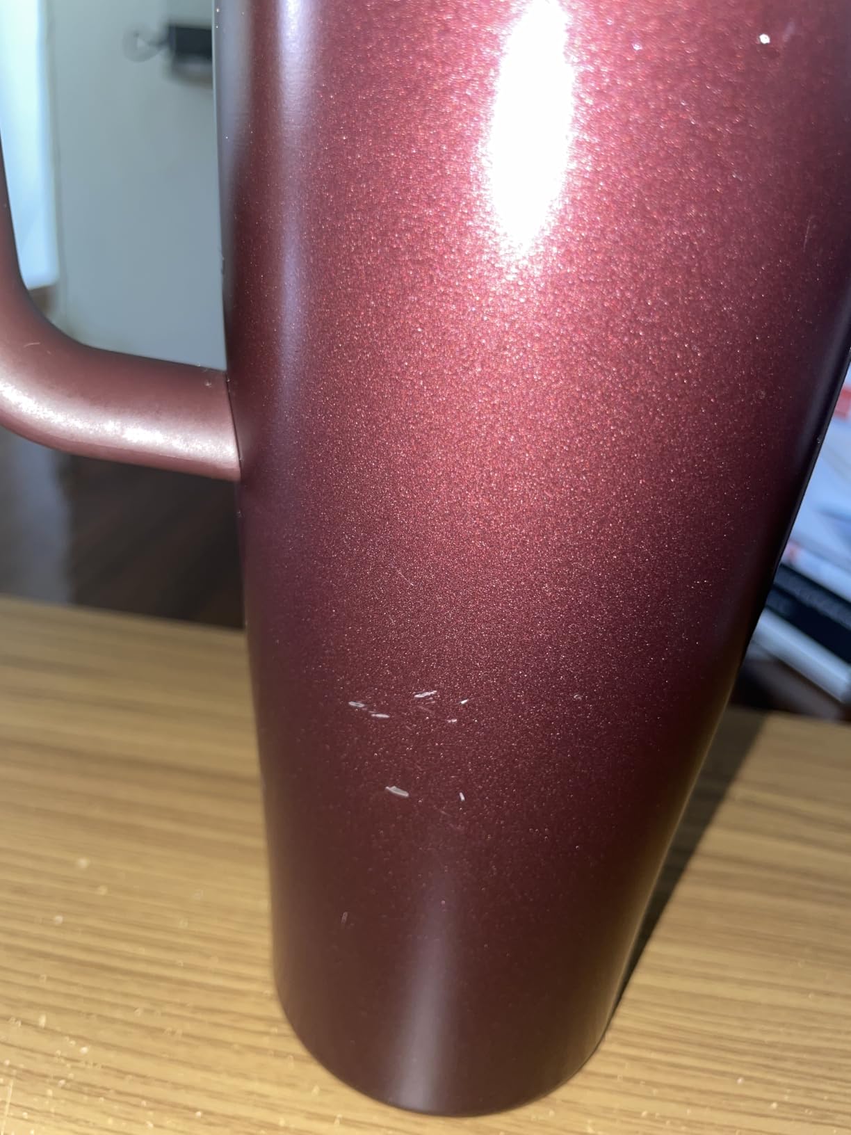 Owala FreeSip Tumbler Insulated Stainless Steel Water Bottle with Built-in Straw and Side Handle, For Travel, Work, School, and Sports, BPA Free, Leak Proof, 40oz, Dreamy Field customer photo 2