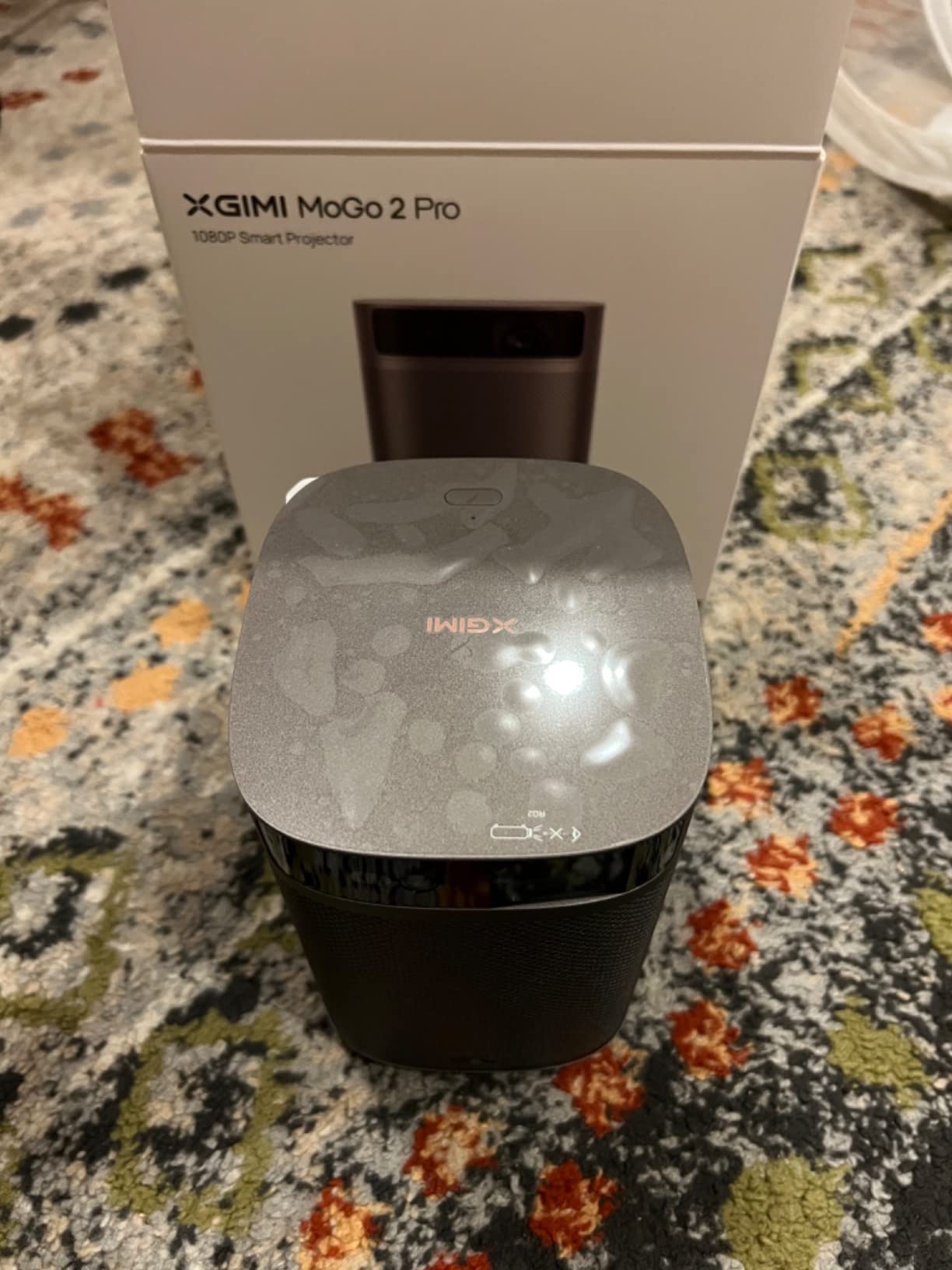 MoGo 2 Pro (New) 1080P Portable Projector, Supports 4K, Auto Focus | 430 ISO Lumens, Google TV with Licensed Netflix, WiFi and Bluetooth, 2X8W Speakers, Object Avoidance, Screen Adaption customer photo 2