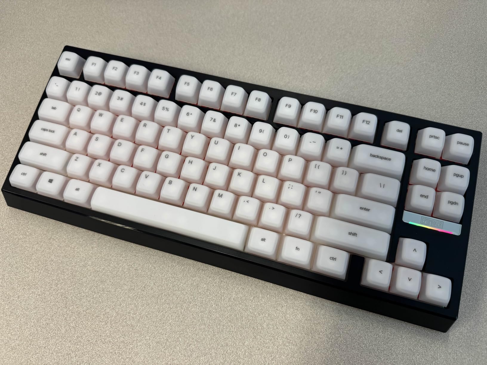 EPOMAKER G84 HE Wireless Hall Effect Keyboard, 8K Polling & 8000mAh | SOCD & DKS, Gaming Keyboard with Fast Trigger & Adjustable Actuation, RGB Backlit, PBT Keycap, Hot-Swap, for Win/Mac (Black) customer photo 1