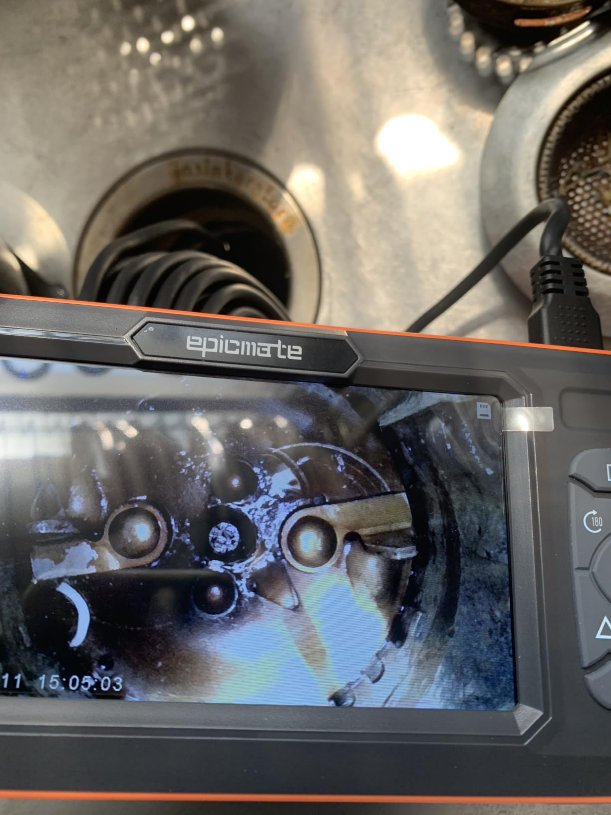 Triple Lens Borescope with 5