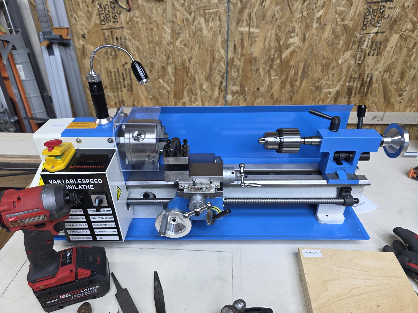 Mini Metal Lathe, Upgraded 7