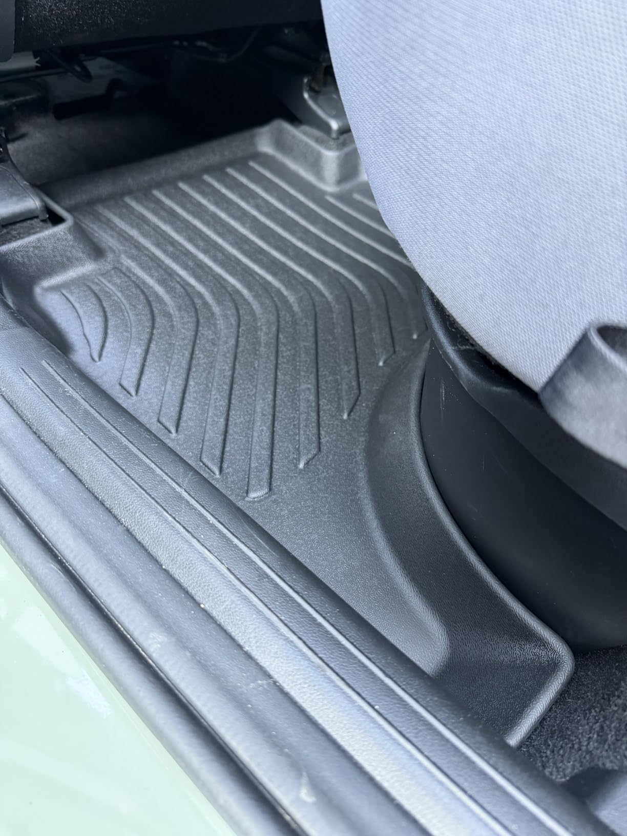 AIPOIL® Custom Fit TPE Floor Mats & Cargo Liners for 2025-2026 Hyundai Ioniq 5 with Unmovable Console (Not for Limited/XRT/N), All-Weather Waterproof Stain-Resistant Durable Raised Edge Car Liners customer photo 2