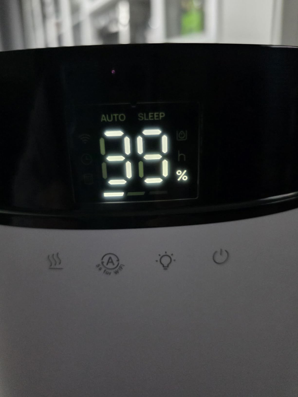 DREO 16L Smart Humidifier Large Room 1000 ft², 130H Runtime, 30dB, Top Fill | Auto Mode, Remote/Touch/Voice & APP Control, Clean Tank Technology, RGB Light, Cool Mist Humidifiers 755S for Bedroom, White customer photo 1