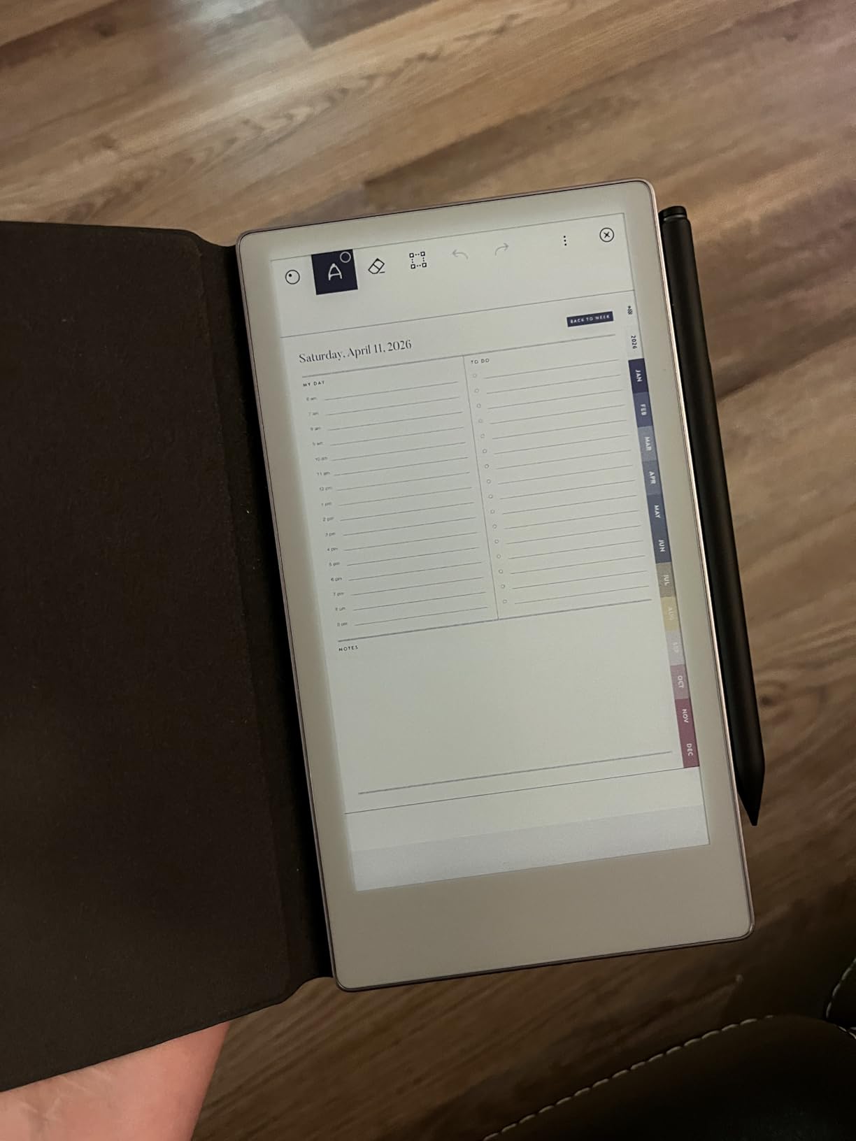 reMarkable Paper Pro Move with Marker Plus and Basalt Book Folio | Ultraportable 7.3