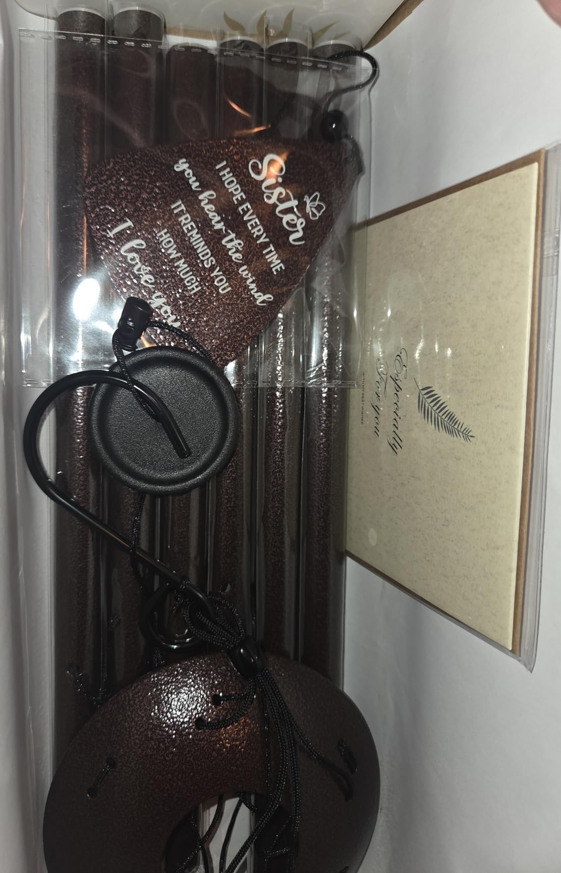 House Warming Gifts New Home, 32 inch Bronze Wind Chimes Housewarming Gifts | New home gift ideas for women men homeowners couples family friends, unique first home gift for apartment decor customer photo 2