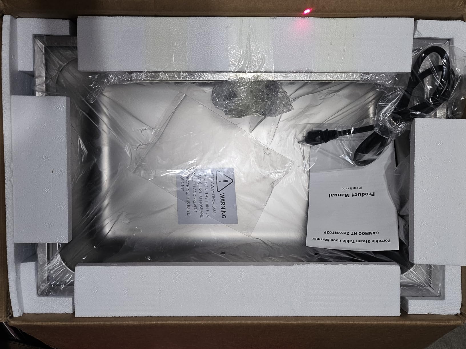 CAMMOO 1200W Electric Steam Table Food Warmer customer photo 1