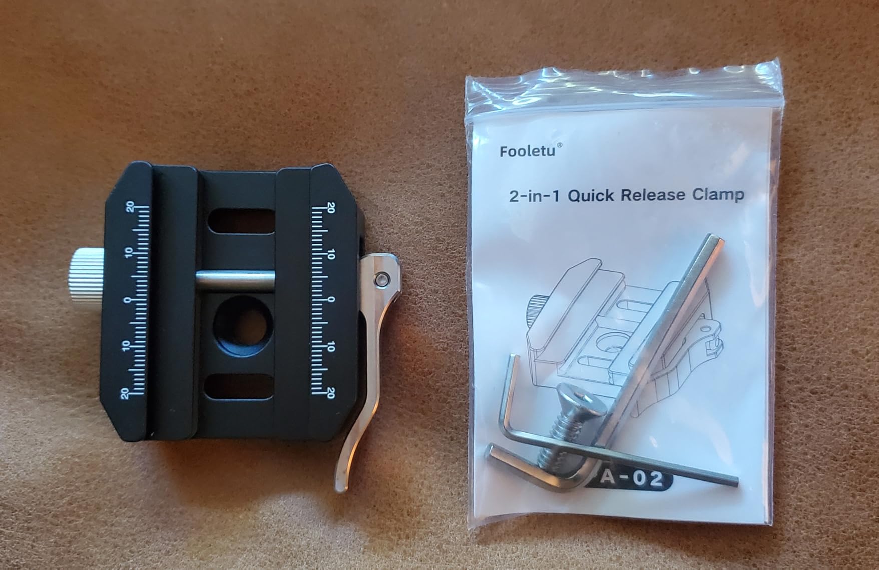 Arca Swiss Quick Release Clamp Compatible with Picatinny Rail | Aluminium Lever Release Dovetail Plate Clamp Mount for Hunting Tripod, Monopod and Shooting Outdoors Target Practice customer photo 1