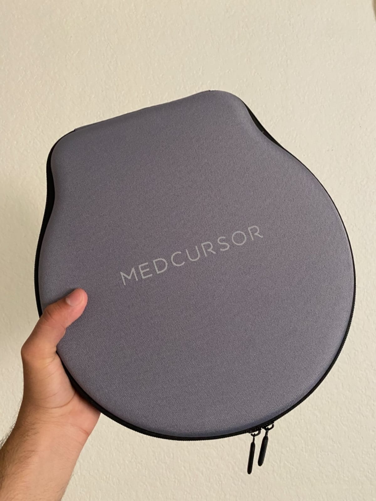 Medcursor Massage Gun - High Intensity Brushless Motor, Handheld Percussion Deep Tissue Massager with 6 Massage Heads for Sore Muscle and Stiffness, Gifts for Father/Dad (Black) customer photo 1
