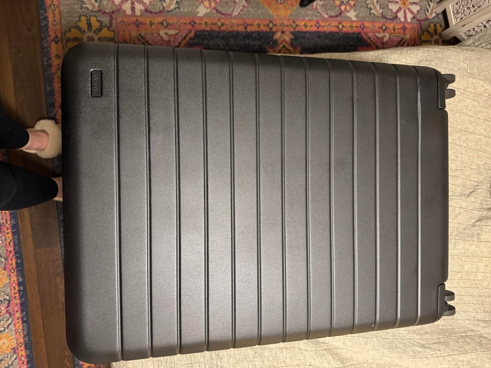 Away Large Checked Luggage, 29-inch Lightweight Hardside Spinner Suitcase customer photo 2