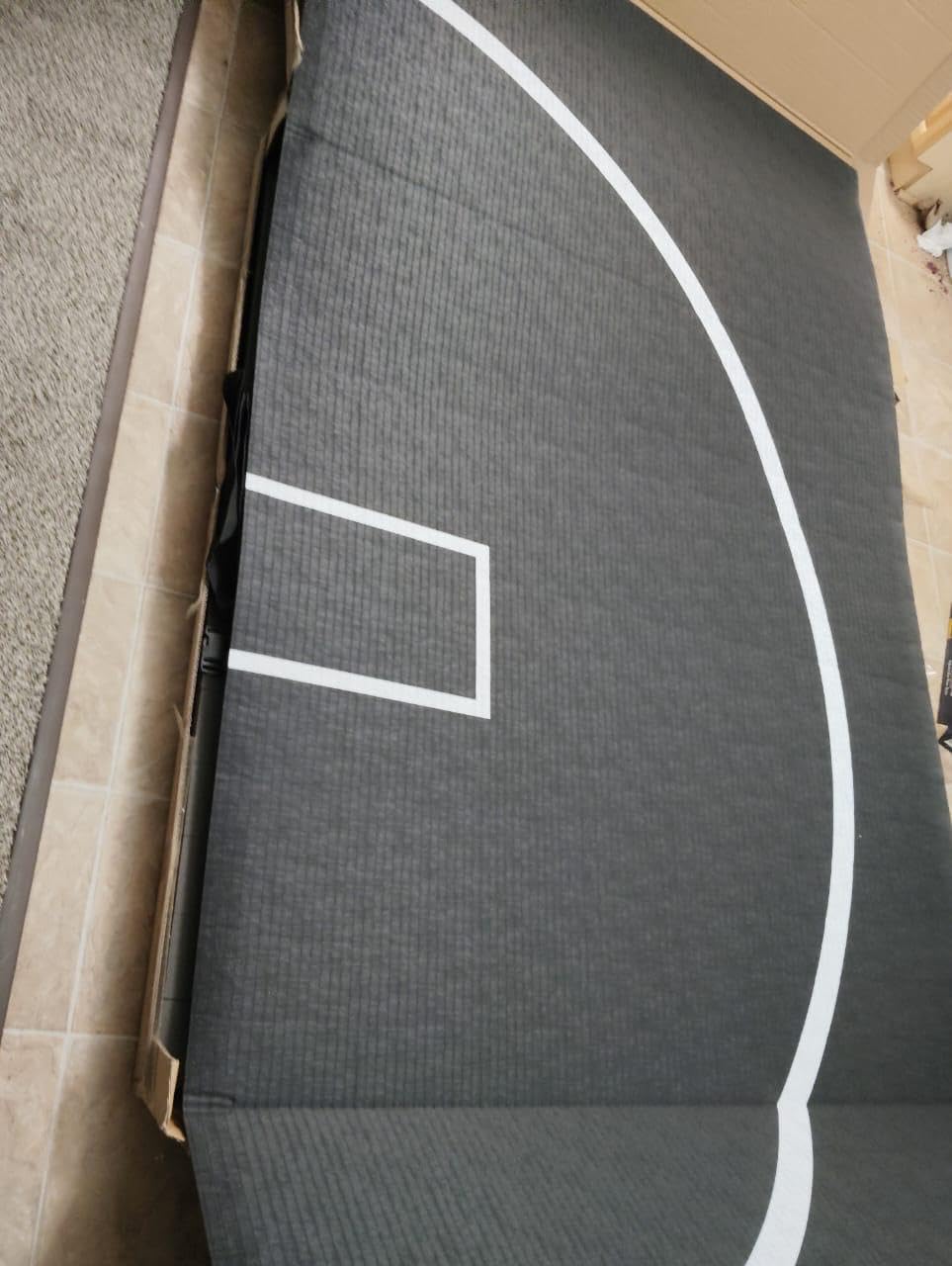 Wrestling Mat for Home 10x10 Feet MMA Mat for BJJ Jiu Jitsu Judo Grappling | Waterproof Top Antislip Bottom 3cm Thick Foam Protection Odor Control Foldable Rollable Practice Mat customer photo 2