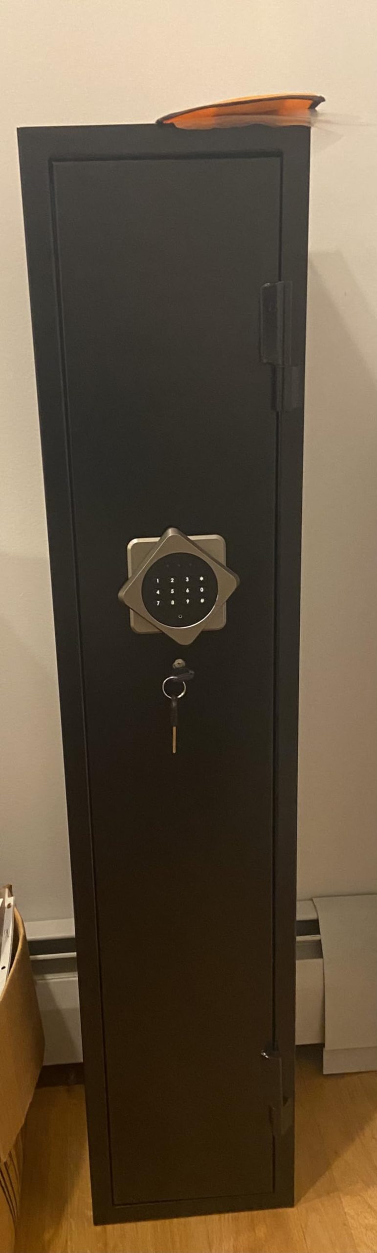 2-4 Gun Safe, Gun Safe for Rifles and Pistols, Shotgun Rifle Safe, No Assembly Gun Cabinet for Shotguns, Quick Access Rifle Safe, Gun Locker with Dual Alarm & Mute Mode Switching customer photo 1