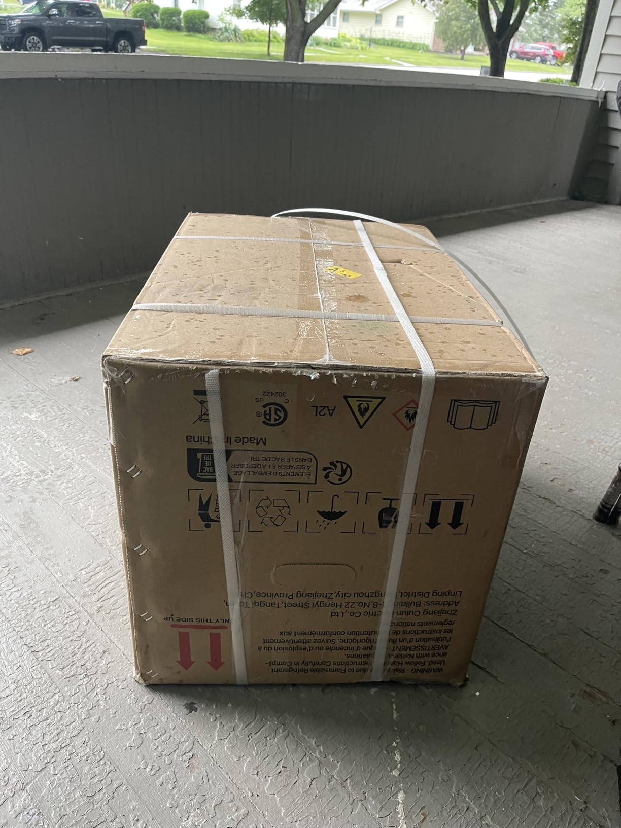 VEVOR 125 Pints Commercial Dehumidifier with Drain Hose, Portable Crawl Space Dehumidifiers for Basement Storage Room Industrial Grade, Auto Defrost/Drainage, Heavy-duty Galvanized Steel, LED Indicate customer photo 1