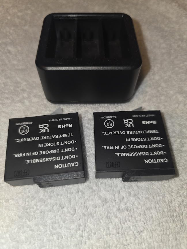 2 Pack 1860mAh Battery Replacement with LED Dual Slot Charger Kit for Gopro Max 360 ACDBD-001 ACBAT-001 Enduro Battery Charger Kit Sport Camera Accessories customer photo 2