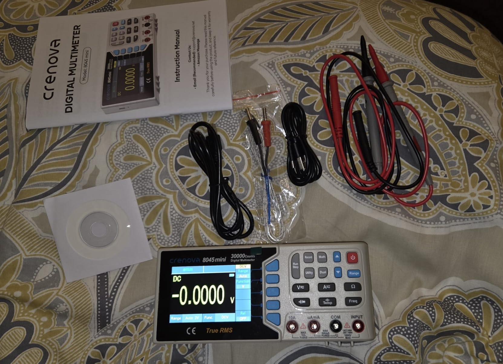 Crenova 30000 Counts True RMS Digital Multimeter, Desktop Bench Multimeter customer photo 1