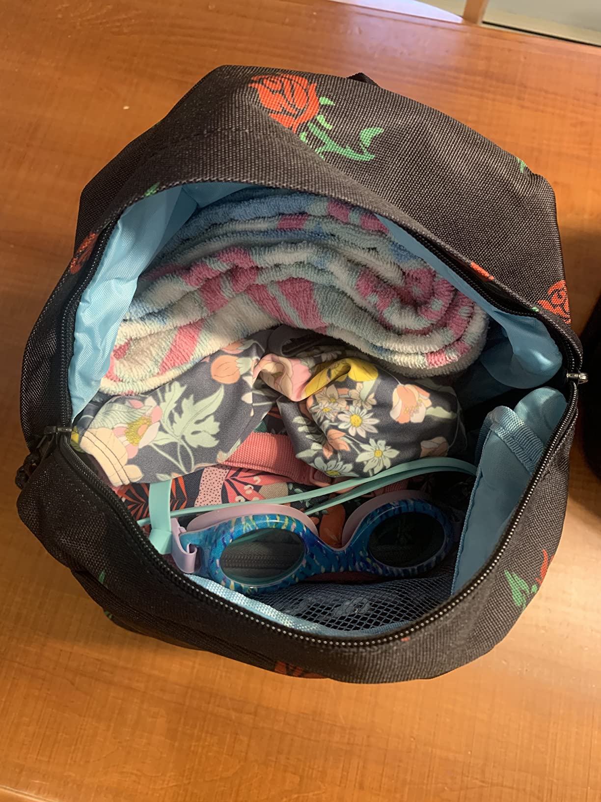 Lightweight Backpack for School, Water Resistant Classic Bookbag with Side Pockets for Boys, Girls Kids, Teens Lake Green Tangerine customer photo 1