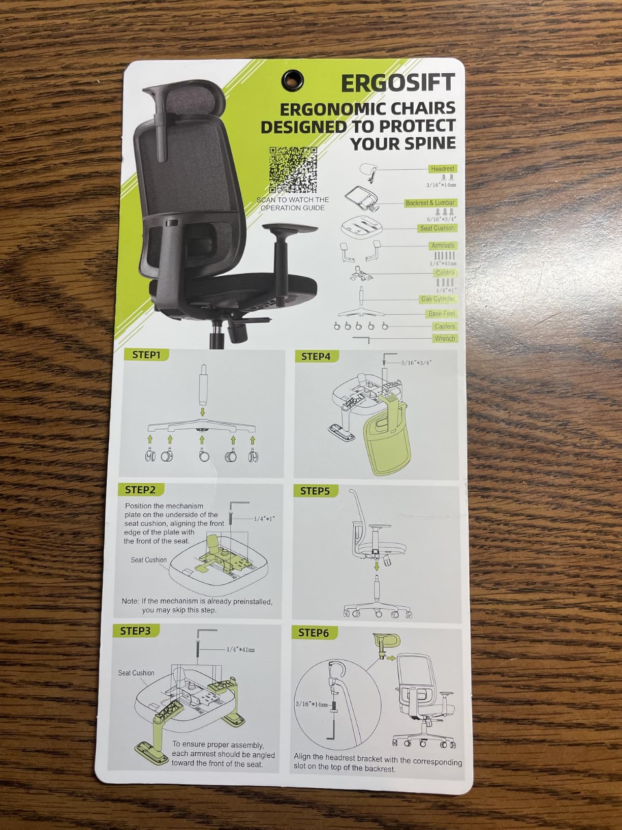 ErgoSift M1 Ergonomic Office Chair with 3.1-Inch Adjustable Seat Depth customer photo 2