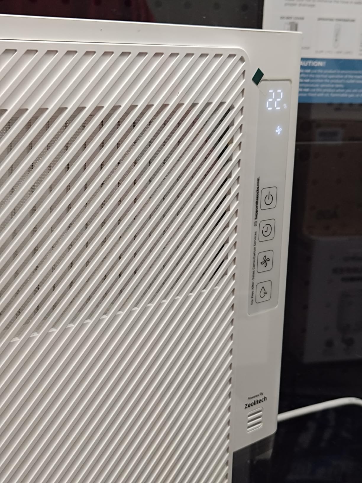 AEOCKY 1000 Sq.Ft Rotary Desiccant Dehumidifier, 10 Pints/Day, Never Frost, Small dehumidifier for Bedroom, Bathroom, Closet, RV, Room, with Drain Hose, Intelligent Humidistat, 85oz Water Tank, Quiet customer photo 1