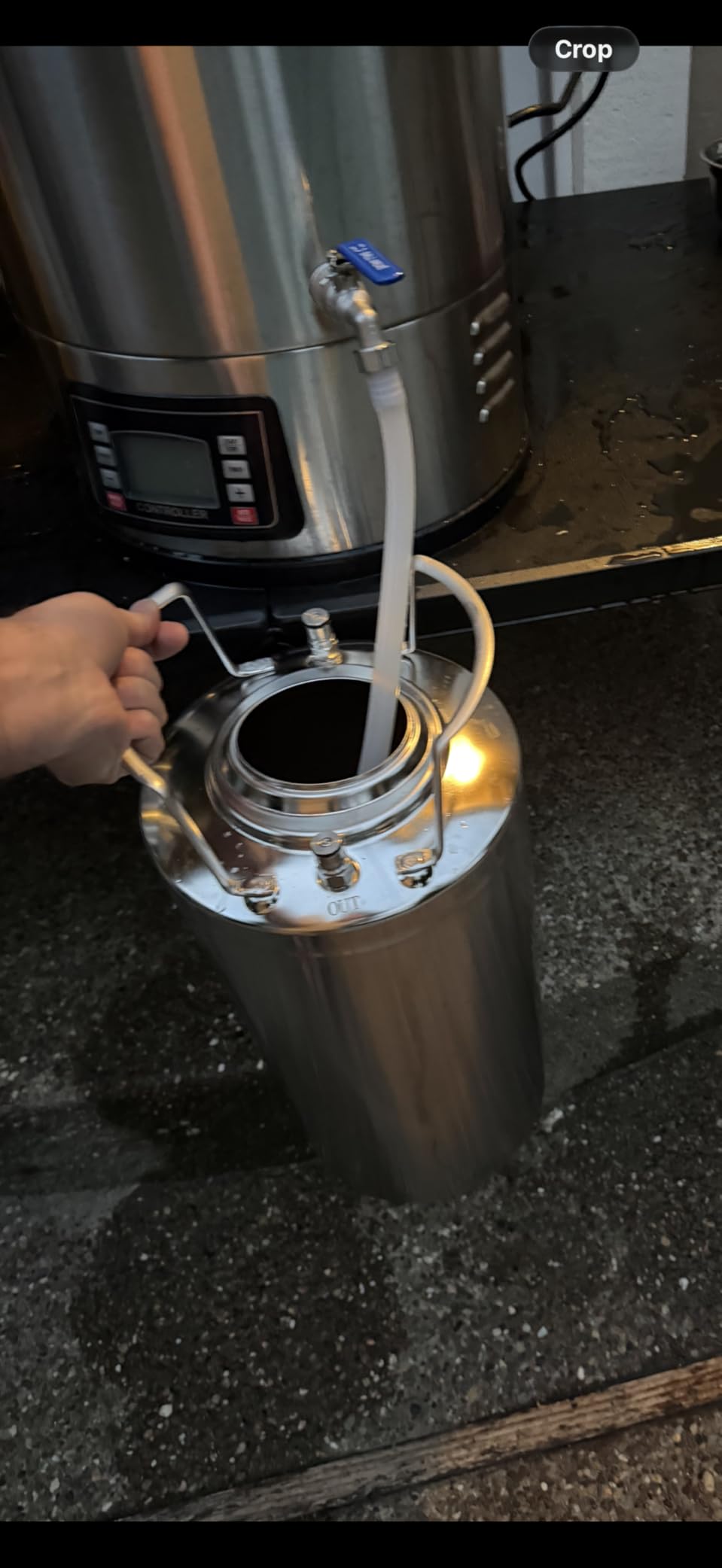 VEVOR Beer Brewing Equipment, 16 Gal/60L Beer Maker with Anti-Burn Pump and Wort Chiller, 3000W All-in-One Home Brewing Kit with Digital Control, Recipe Memory & Timer, Removable mesh strainer customer photo 2