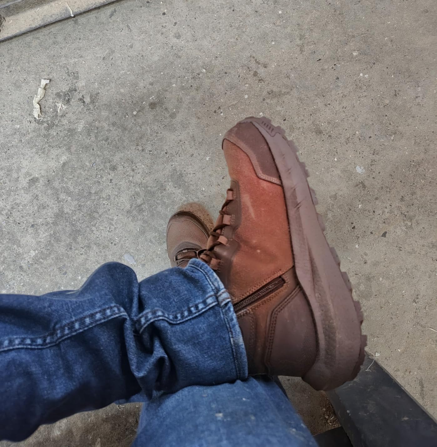 NORTIV 8 Men's Composite Toe Work Boots Slip Resistant | ASTM F2413-24 Safety Work Boots with Zipper Lightweight Comfort for all-day work for Warehouse Construction customer photo 2