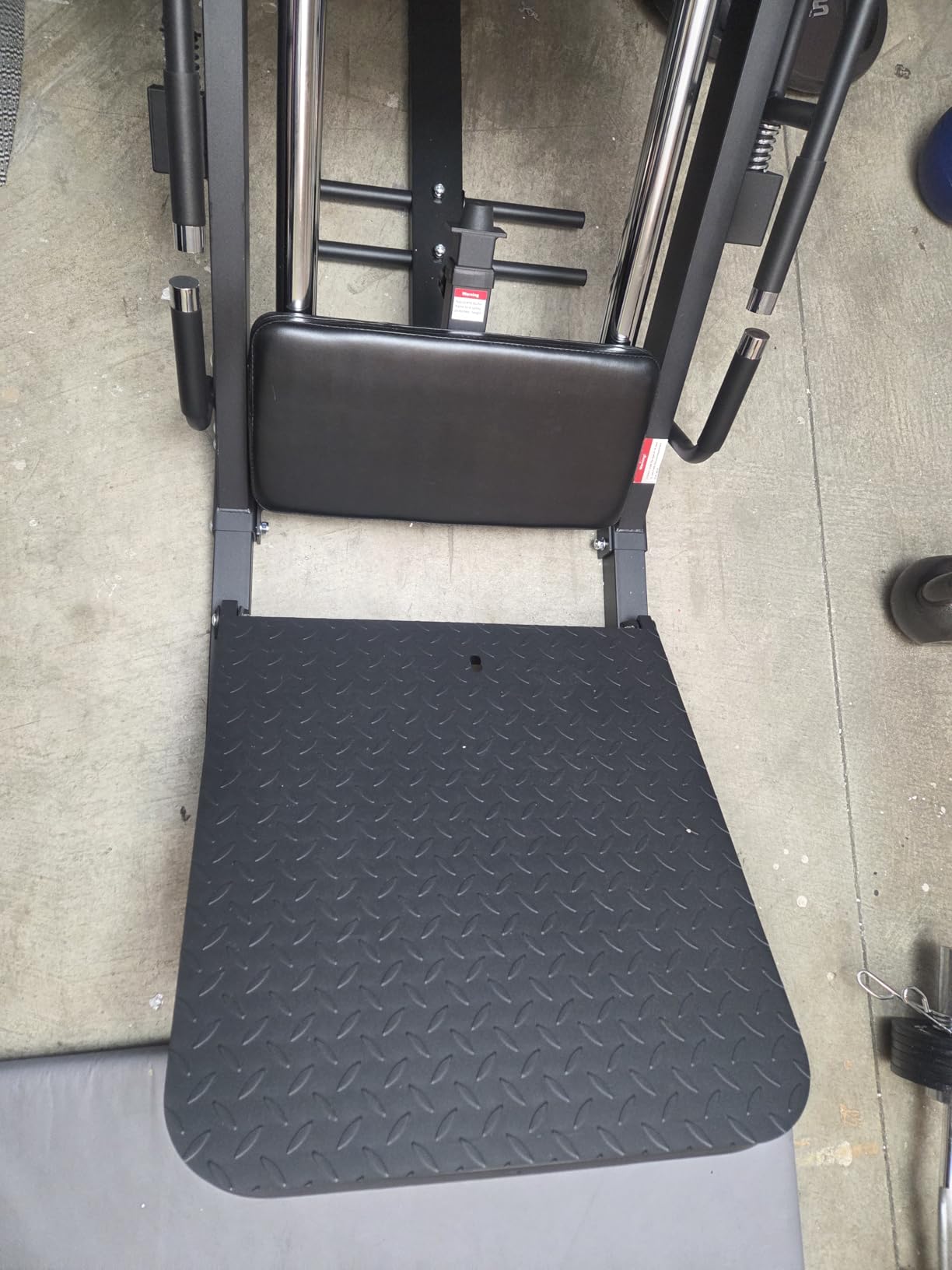 Leg Press Hack Squat Machine Combo, 45° Leg Exercise Machine, Lower Body Special with Weight Storage for Quads, Hamstring, Glutes, Calves, Compact Home Gym Leg Day Equipment customer photo 2