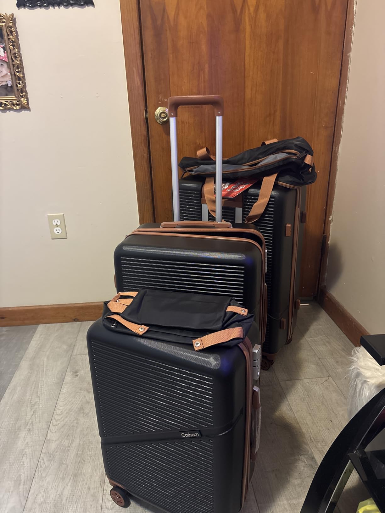 Cosbarn Luggage Sets, Durable 20,24,28 inch Suitcase Sets With Wheels customer photo 2