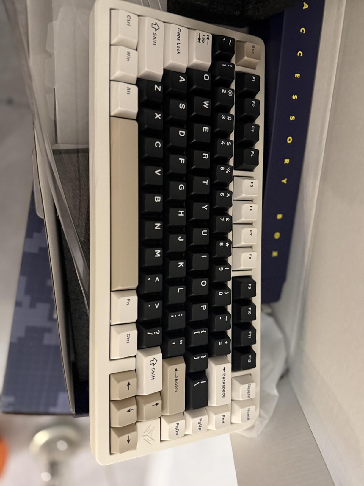 MK INKY75 CNC Aluminum Mechanical Keyboard Triple-Mode Connectivity Gaming Keyboard, 75% Layout Mechanical Keyboard,with Superior Acoustics, Creamy Sounding, RGB/HMX/4000mAh(Light Beige) customer photo 1