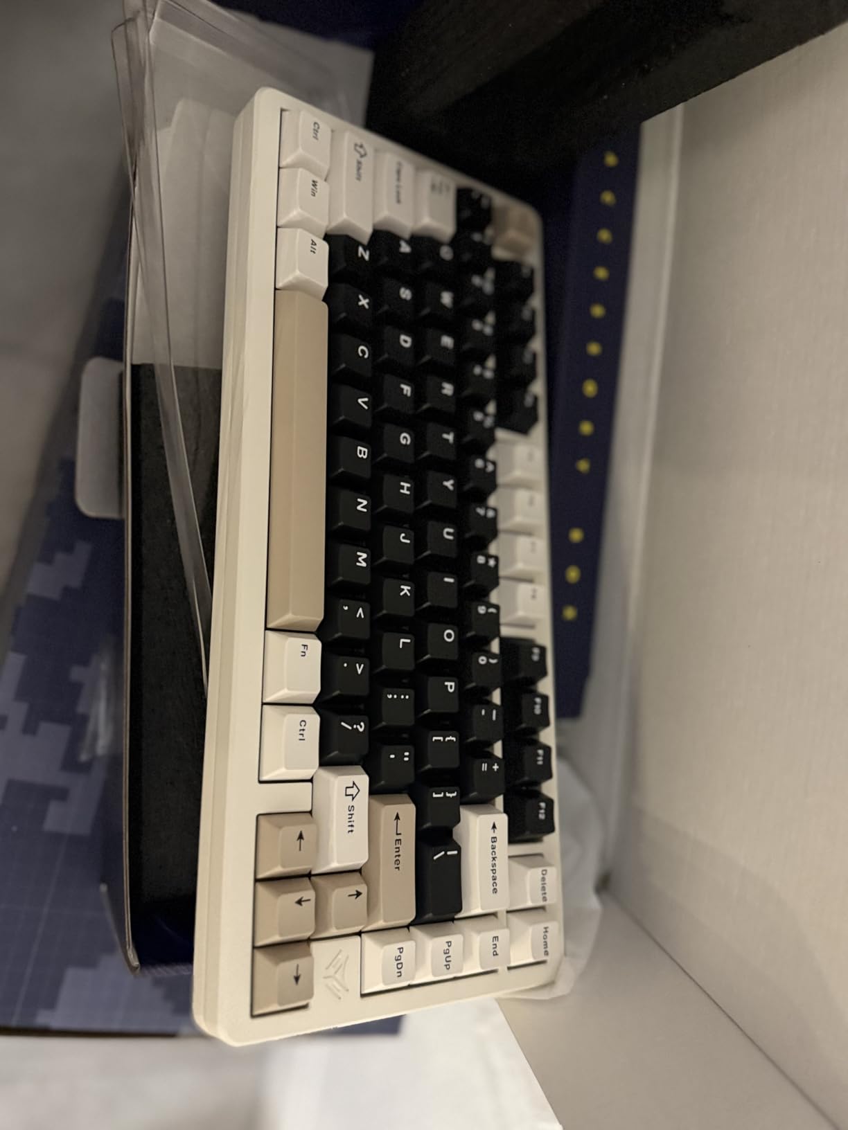 MK INKY75 CNC Aluminum Mechanical Keyboard Triple-Mode Connectivity Gaming Keyboard, 75% Layout Mechanical Keyboard,with Superior Acoustics, Creamy Sounding, RGB/HMX/4000mAh(Light Beige) customer photo 2