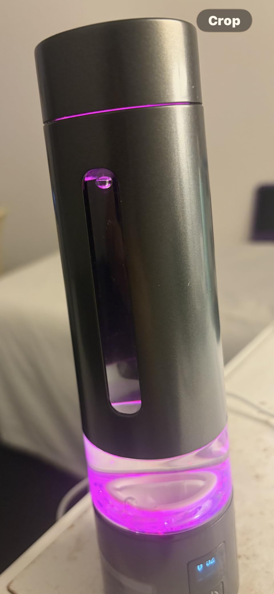PUREPEBRIX Hydrogen Water Bottle Generator - 9060 PPB Molecular Hydrogen | SPE/PEM Tech, 12-Hour Retention, IHSA & H2 Analytics Certified, Portable for Gym, Office & Travel (Black) customer photo 1