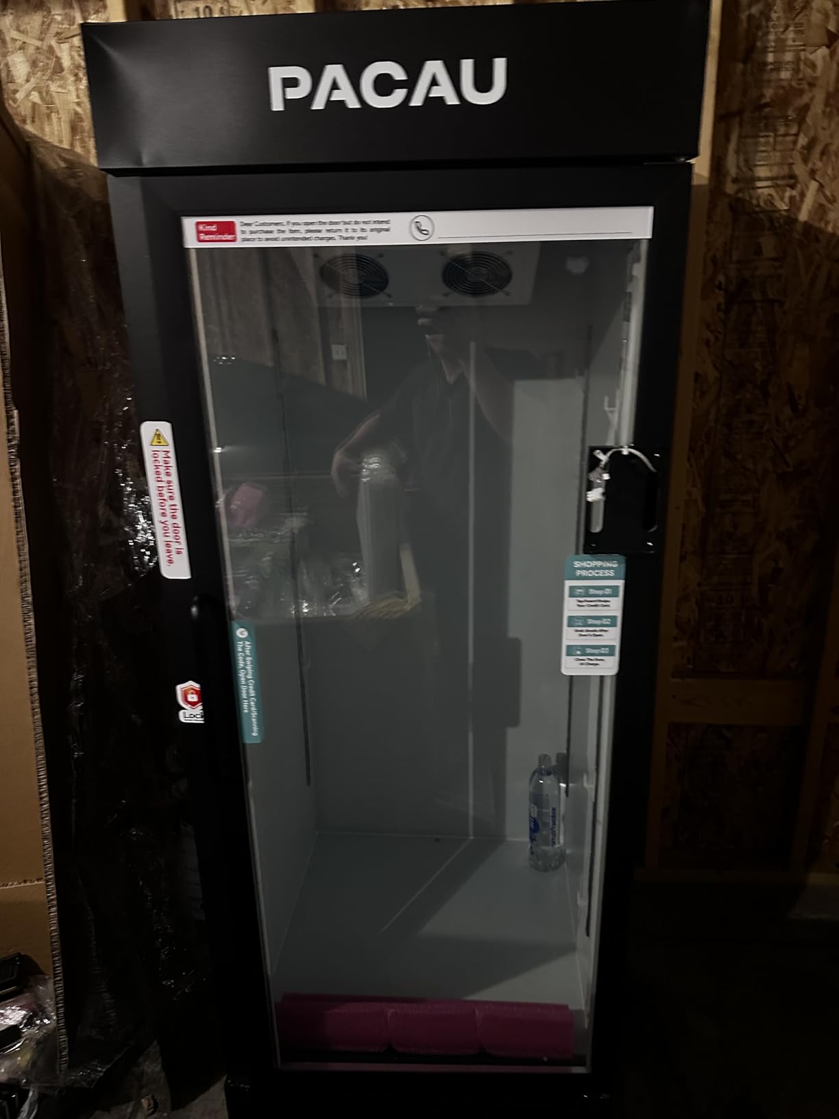 Smart AI Refrigerated Vending Machine with Card Reader, 6 Layer Snack and Drink Combo, 800 Can Capacity, AI Visual Recognition, App Control, 1 Top and 3 Bottom Motorized Lanes, Easy Pickup(U1-D3) customer photo 2