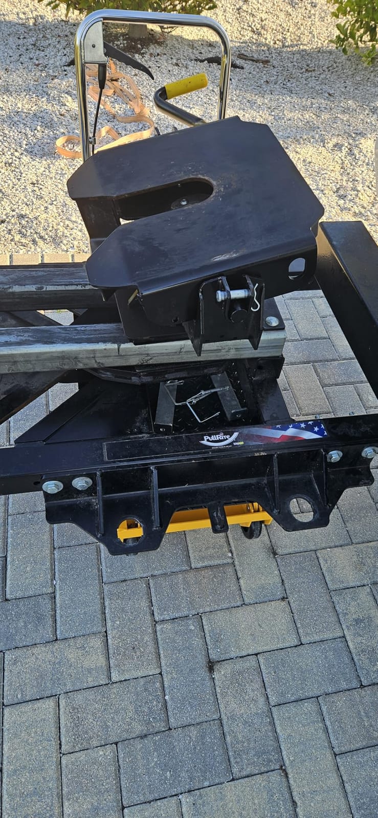SPECRAFT 770 Lbs Hydraulic Lift Table Cart | 59 In Max Height, Double-Scissor Lift, 4 Wheels, Non-Slip Platform, Material Handling Equipment, Orange customer photo 1