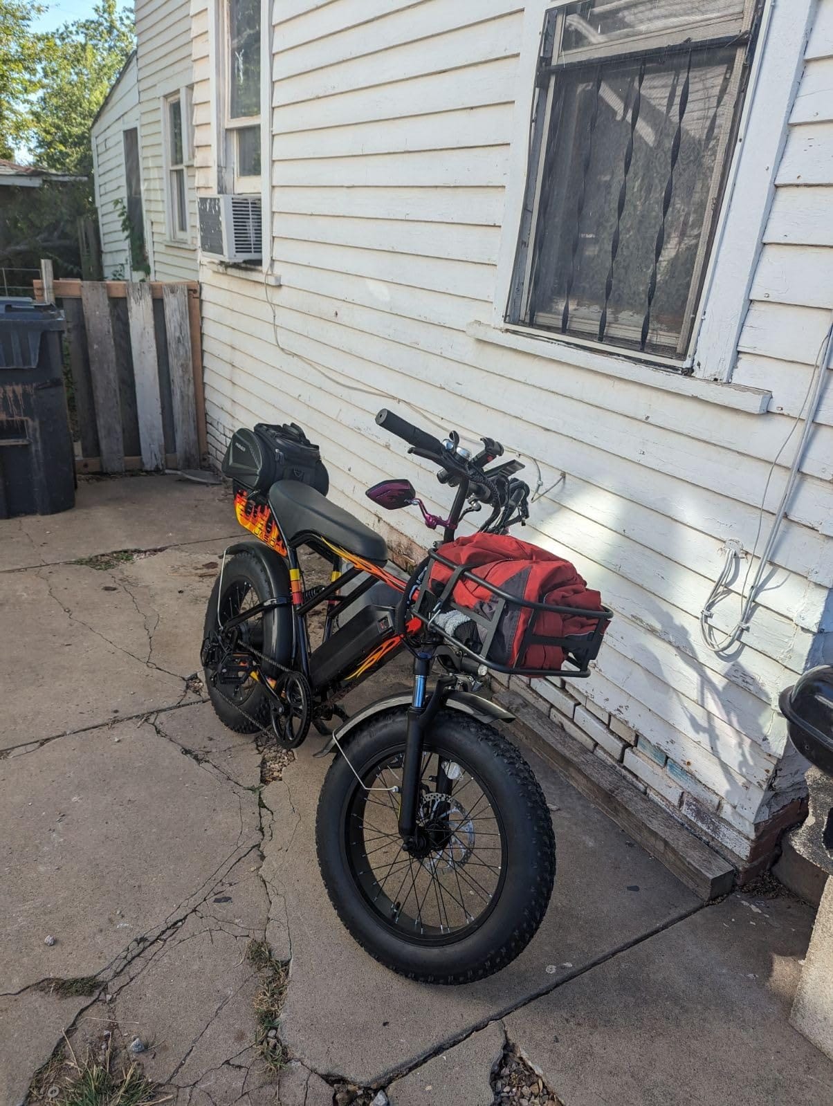 Jasion RetroVolt Electric Bike for Adults, 2000W Peak - 30MPH Electric Dirt Bike, 48V 13AH Battery, 70Miles Max Range Electric Motorcycle, 20'' X 4'' Fat Tire All-Terrain customer photo 1