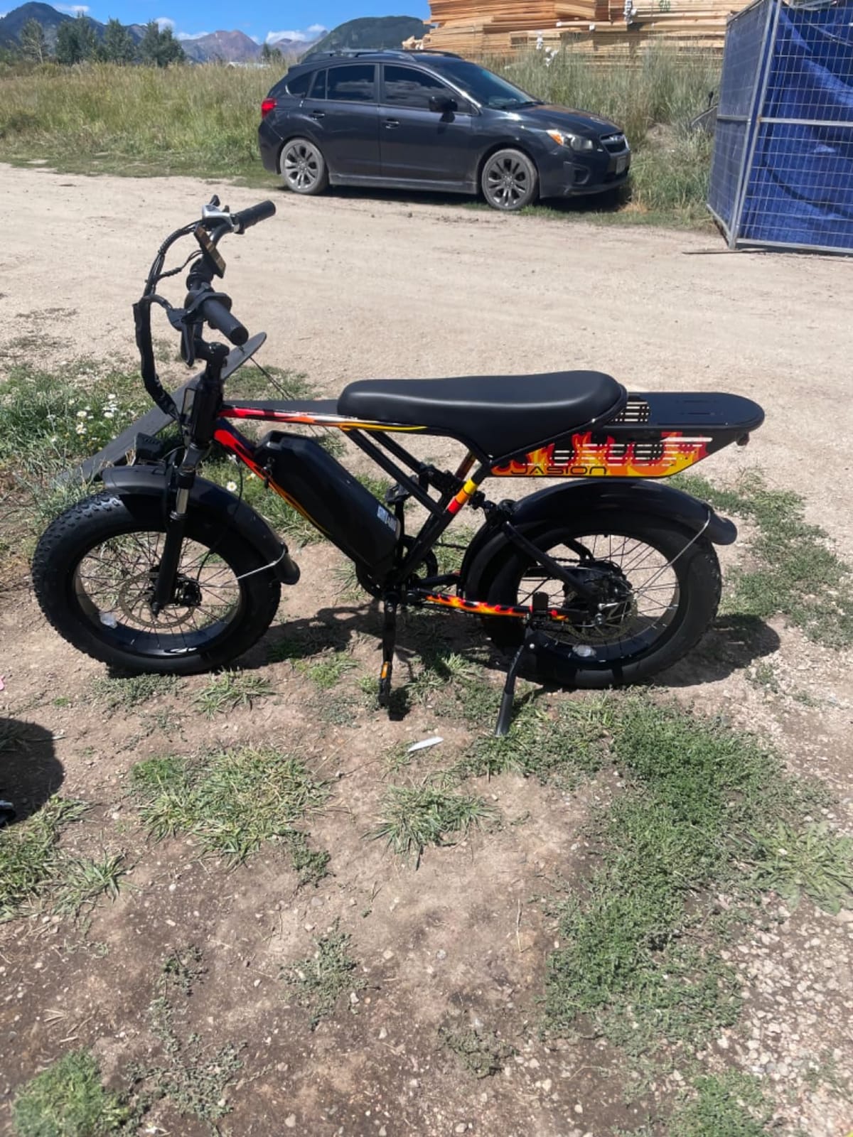 Jasion RetroVolt Electric Bike for Adults, 2000W Peak - 30MPH Electric Dirt Bike, 48V 13AH Battery, 70Miles Max Range Electric Motorcycle, 20'' X 4'' Fat Tire All-Terrain customer photo 2