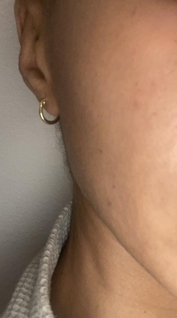 14k Yellow Gold Hoop Earrings for Women Real Gold Classic Polished Round Hoops 2mm Thick 12/16/25/30/35mm Everyday Jewelry customer photo 2