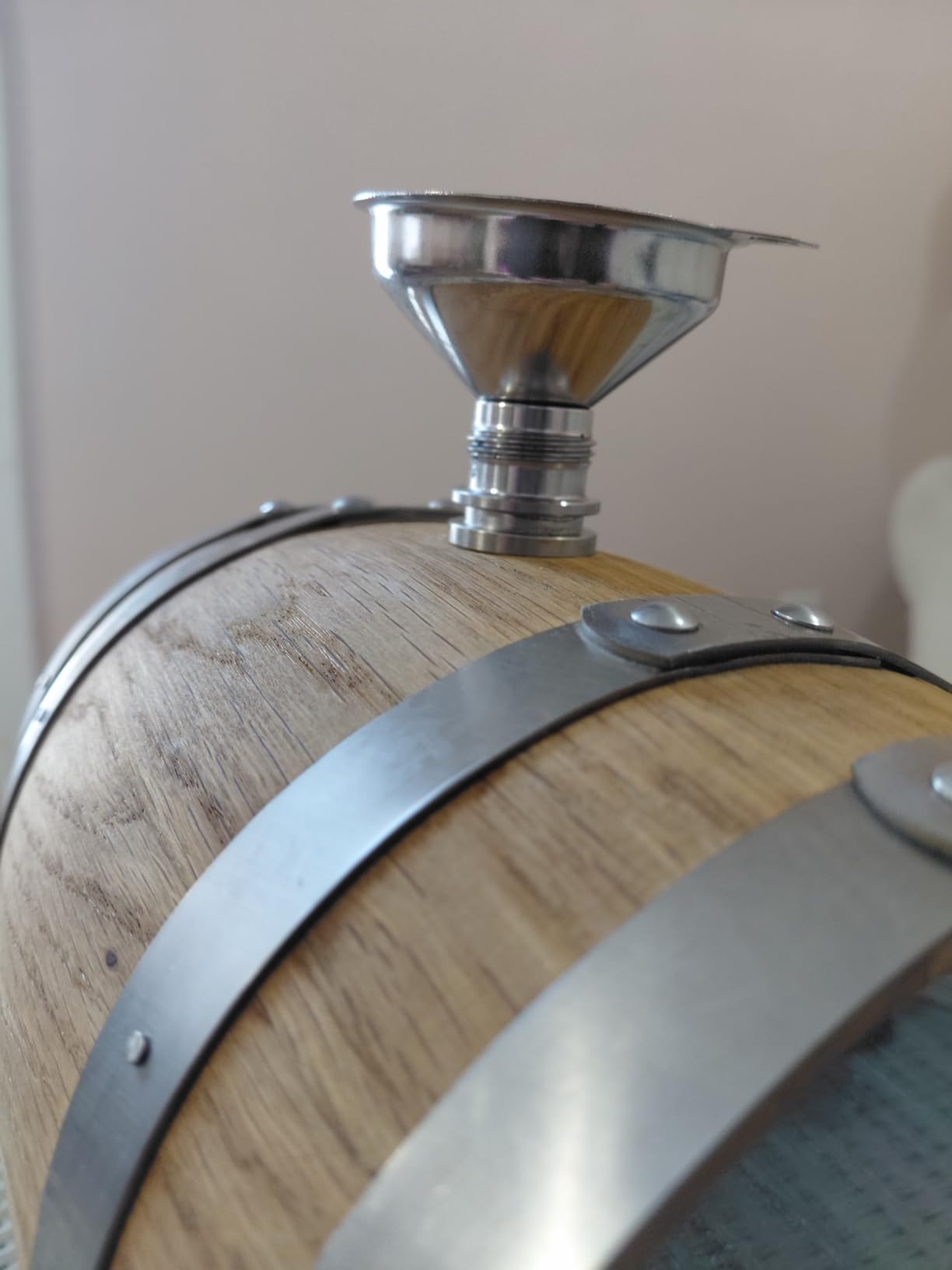 Visualized Oak Aging Barrel(1.5 Liter) | Mini Charred Oak Whiskey Barrels with Stand, For Personalized Age Cocktails, Bourbon, Whisky, Tequila, Rum, Mead Wine customer photo 1