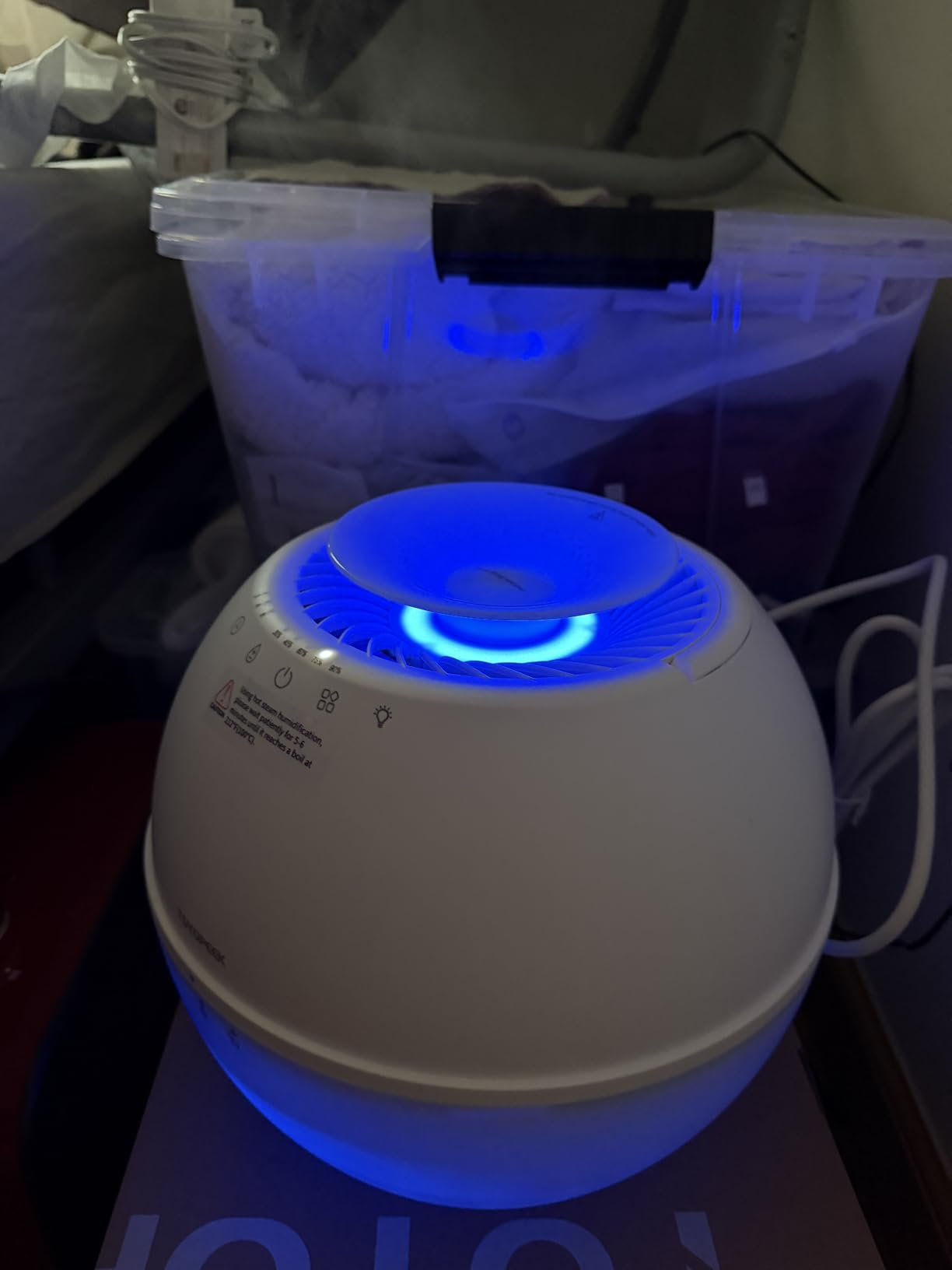 Dehumidifier & Humidifier 2-in-1 with Purifier, 101oz Tank, Whisper-Quiet Smart Steam Control for Bedroom, Baby Room, or Basement, Includes Drain Hose customer photo 1
