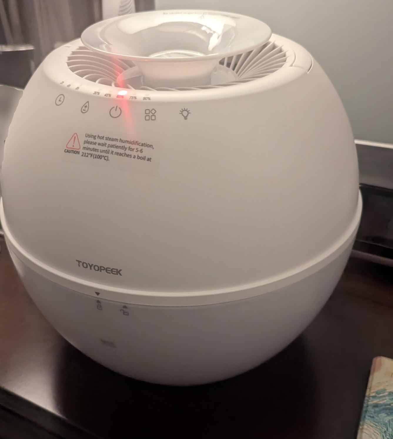 Dehumidifier & Humidifier 2-in-1 with Purifier, 101oz Tank, Whisper-Quiet Smart Steam Control for Bedroom, Baby Room, or Basement, Includes Drain Hose customer photo 2