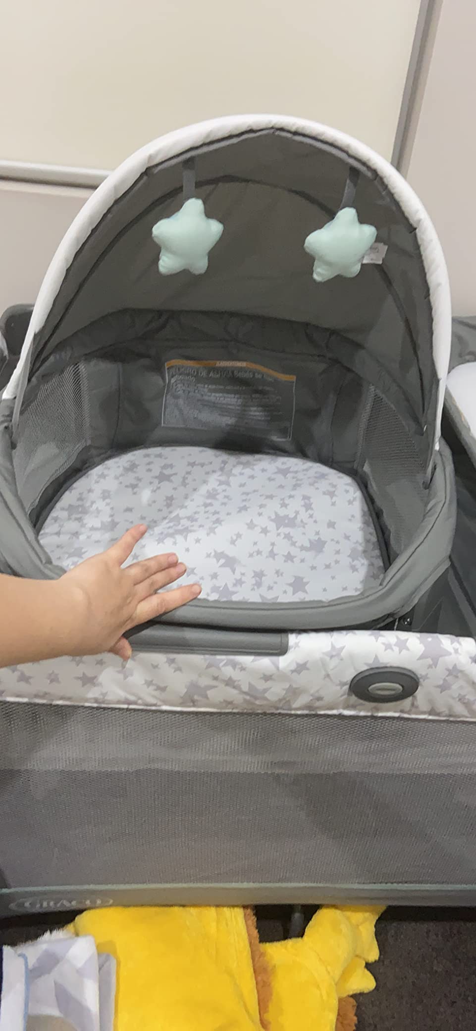 Graco Pack 'n Play Travel Dome Lux Playard, 4-in-1 Baby Playpen with Bassinet, Indoor or Outdoor Portable Playpen with UV 50 Canopy customer photo 1