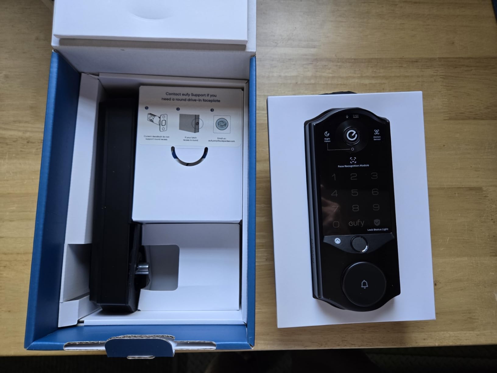 eufy Security Video Smart Lock E40 with Facial Recognition, 2K Camera | 3-in-1 Security: Camera, Doorbell, Face Unlocking, 32GB Built‑in Storage,Dual Power, Matter, Keyless Entry for Front Door customer photo 2